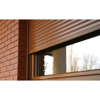   Alumínium redőny, famintás fóliával (aranytölgy, dió, mahagóni)